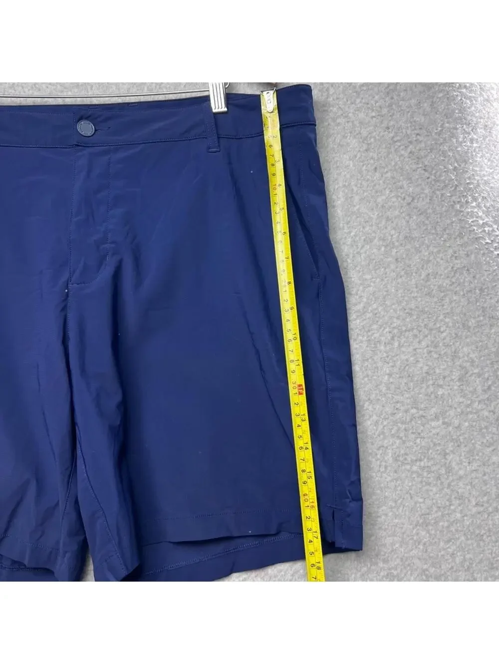 Rhone Shorts Mens Size 35 Blue Commuter 9'' Performance Stretch Golf Chino